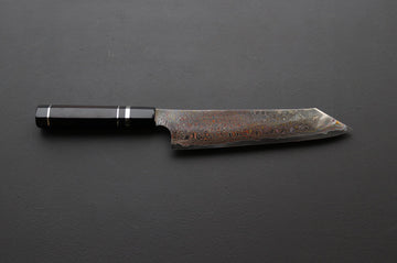Nigara Hamono Aogami #2 Rainbow Damascus Kiritsuke Gyuto 240mm - Thecooksedges