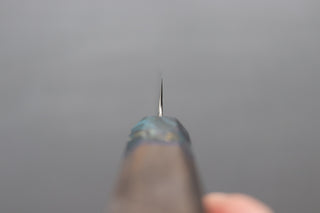 Sukenari ZDP189 Damascus petty 165mm w/Custom Handle - Thecooksedges