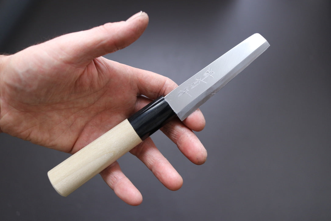 Sakai Kikumori Gokujyo Nagoya-Saki (Nagoya style) Eel knife 105mm - Thecooksedges