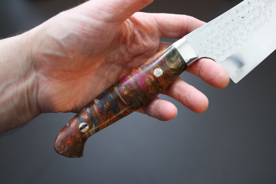 Yu Kurosaki Senko Gyuto 240mm w/Custom Acrylic Handle - Thecooksedges
