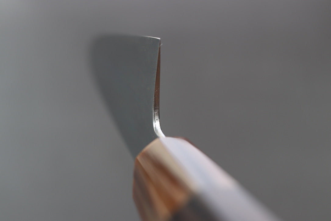 Yoshikazu Ikeda Oil Quenched Honyaki White #3 Gyuto 240mm - Thecooksedges