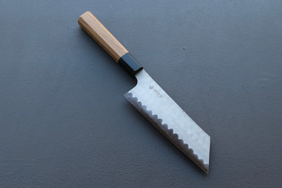 Nigara Hamono AS Tsuchime Nakiri 180mm - Thecooksedges