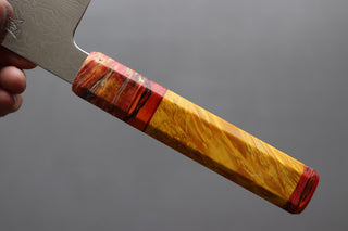 Sukenari SG2 Damascus Gyuto 210mm w/Custom Handle - Thecooksedges