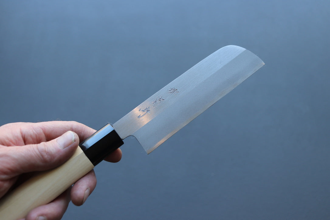 Sakai Kikumori Kawamuki Peeling Knife 135mm - Thecooksedges