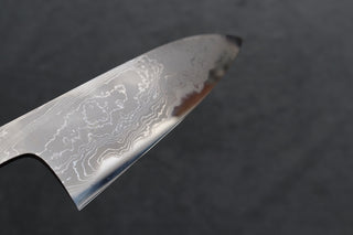 Hatsukokoro White#2 Damascus Santoku - Thecooksedges
