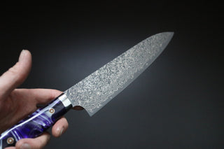 Yoshimi Kato SG2 Damascus Gyuto 210mm - Thecooksedges