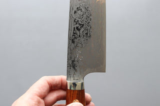 Yoshihiro Yauji Blue #2 Damascus Gyuto 210mm - Thecooksedges