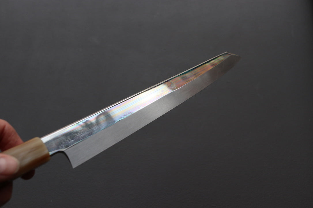 Satoshi Nakagawa Honyaki Kiritsuke Yanagiba 300mm - Thecooksedges