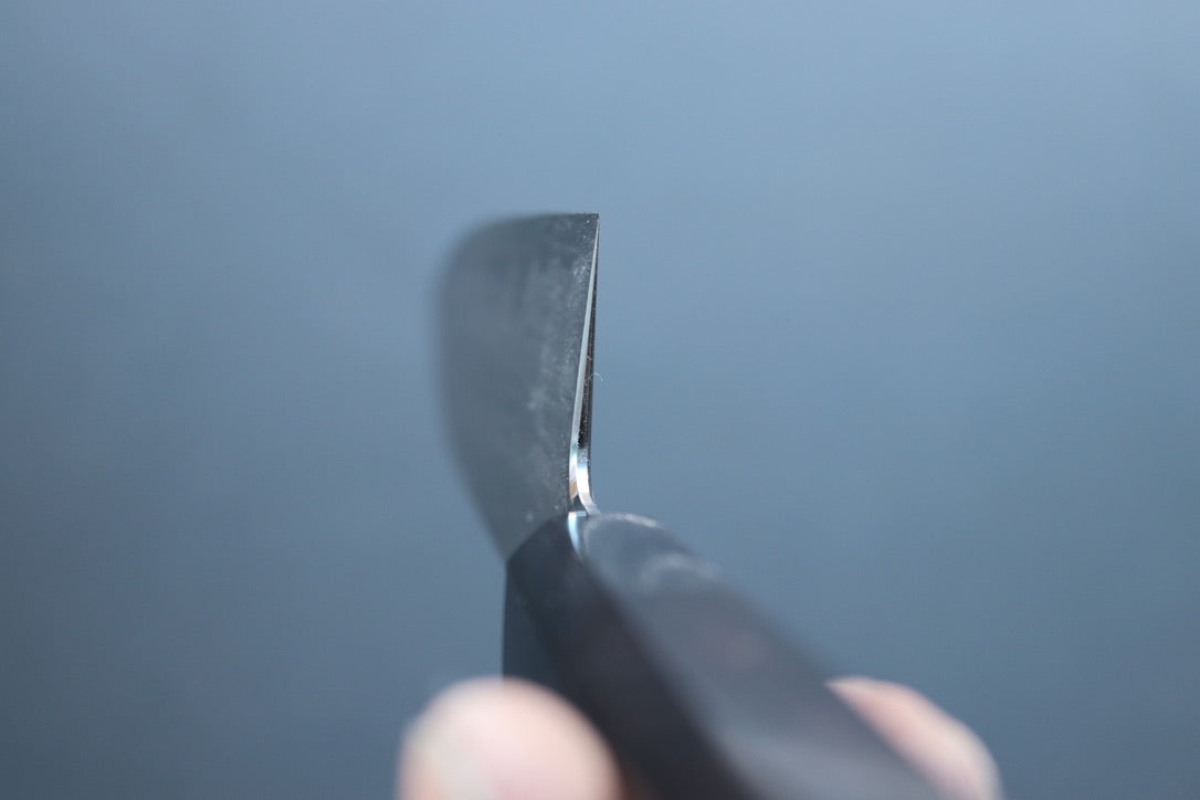Nakagawa x Myojin Blue #1 Damascus Santoku 180mm - Thecooksedges