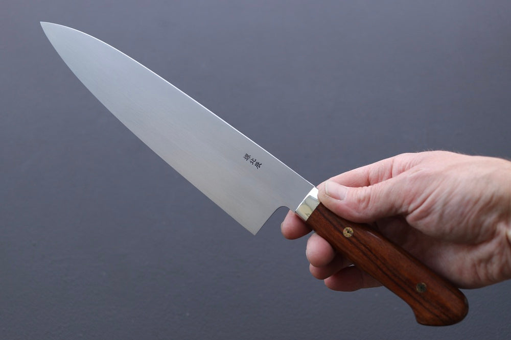 Yoshikazu Ikeda White#3 Namiukashi Gyuto 210mm - Thecooksedges