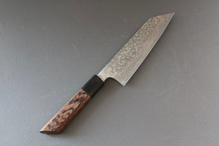 Takeshi Saji VG10 Damascus Bunka 165mm - Thecooksedges