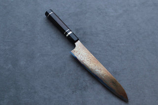Nigara Hamono Aogami #2 Rainbow Damascus Gyuto 240mm - Thecooksedges