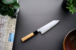 Nakagawa x Myojin Blue #1 Damascus Bunka 180mm - Thecooksedges