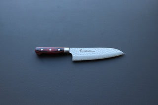 Sakai Takayuki 33 Layer Damascus Santoku 160mm - Thecooksedges