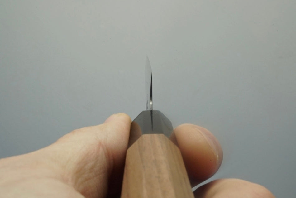Hatsukokoro Sunaarashi Kurozome Damascus Kiritsuke Petty 150mm - Thecooksedges