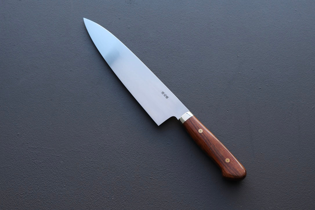 Yoshikazu Ikeda White#3 Namiukashi Gyuto 210mm - Thecooksedges