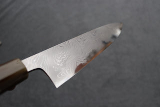 Hatsukokoro Hyomon Damascus Gyuto 210mm - Thecooksedges