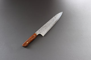Yoshihiro Yauji Blue #2 Damascus Gyuto 210mm - Thecooksedges