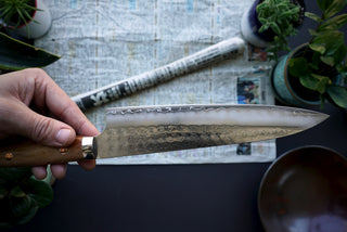 Yoshimi Kato SG2 Tsuchime Gyuto 210mm - Thecooksedges