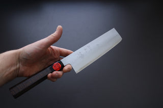 Shigeki Tanaka Nashiji Nakiri 165mm - Thecooksedges