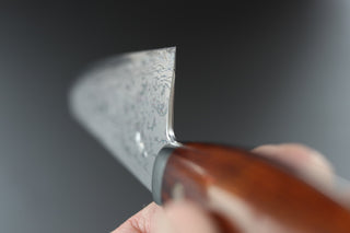 Yoshihiro Yauji Blue #2 Damascus Kiritsuke Gyuto 180mm - Thecooksedges
