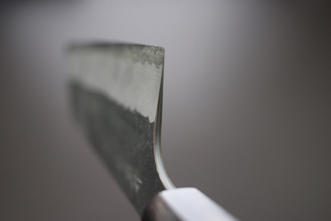 Nigara Hamono Kurouchi SG2 Nakiri 180mm - Thecooksedges
