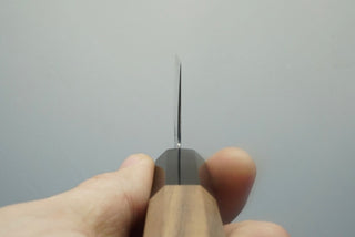 Hatsukokoro Sunaarashi Kurozome Damascus Santoku 180mm - Thecooksedges