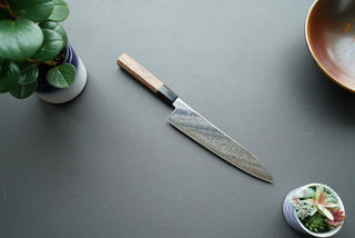 Hatsukokoro Sunaarashi Kurozome Damascus Gyuto 210mm - Thecooksedges
