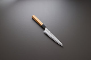 Hatsukokoro Inazuma AS Damascus Petty 150mm - Thecooksedges
