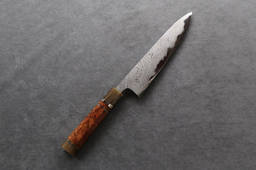 Hatsukokoro Hyomon Damascus Gyuto 210mm - Thecooksedges