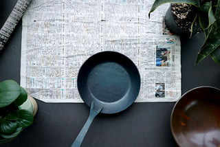 Hand Forged Iron Frying Pan w/Removable Handle - Thecooksedges