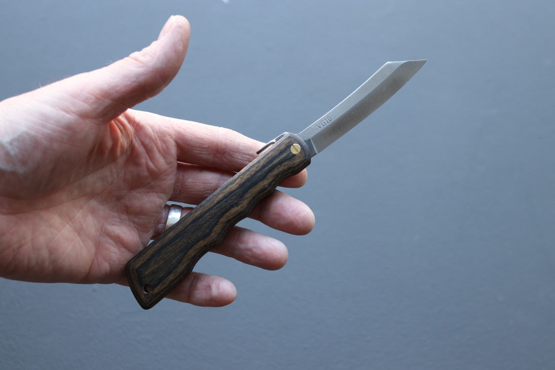 Woody VG10 Higonokami - Thecooksedges
