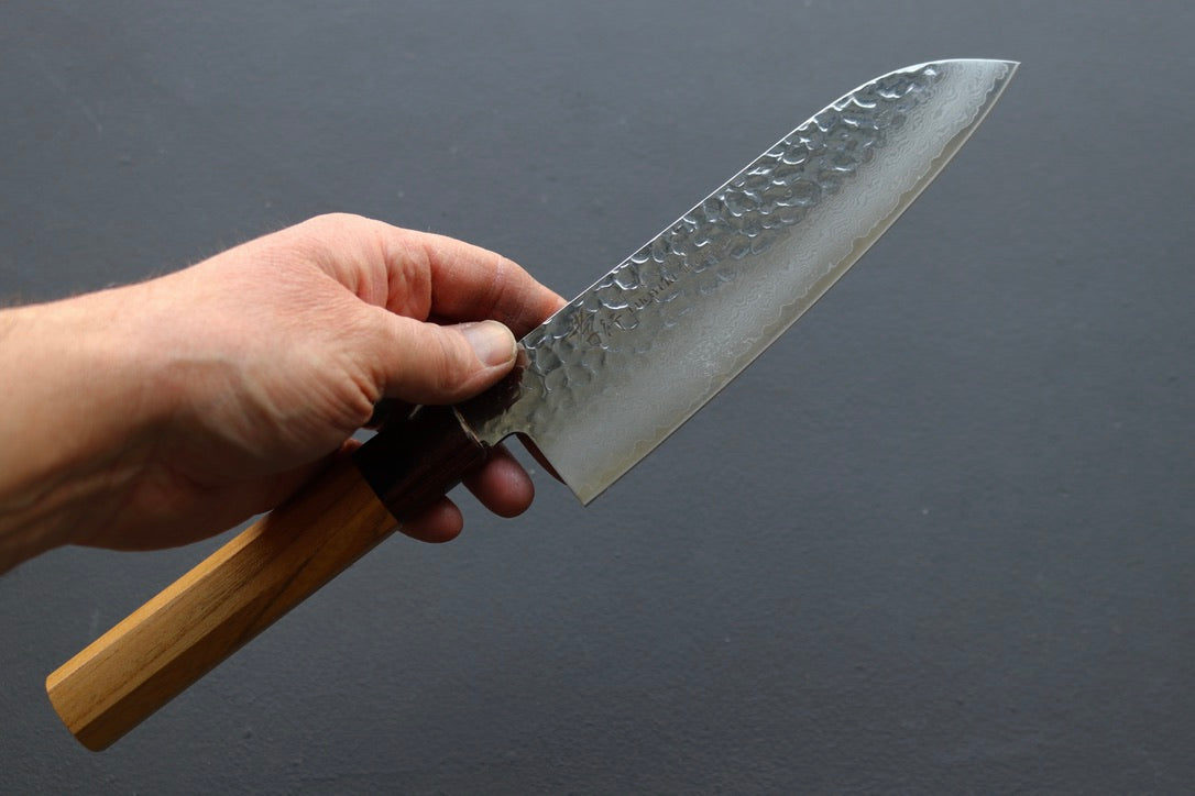 Sakai Takayuki 33 Layer Damascus Wa Santoku 170mm - Thecooksedges