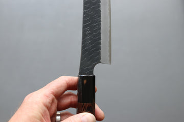 Nigara Hamono SG2 Kurouchi Tsuchime Sakimaru Sujihiki 270mm - Thecooksedges