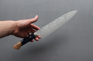 Yoshimi Kato SG2 Damascus Gyuto 240mm - Thecooksedges