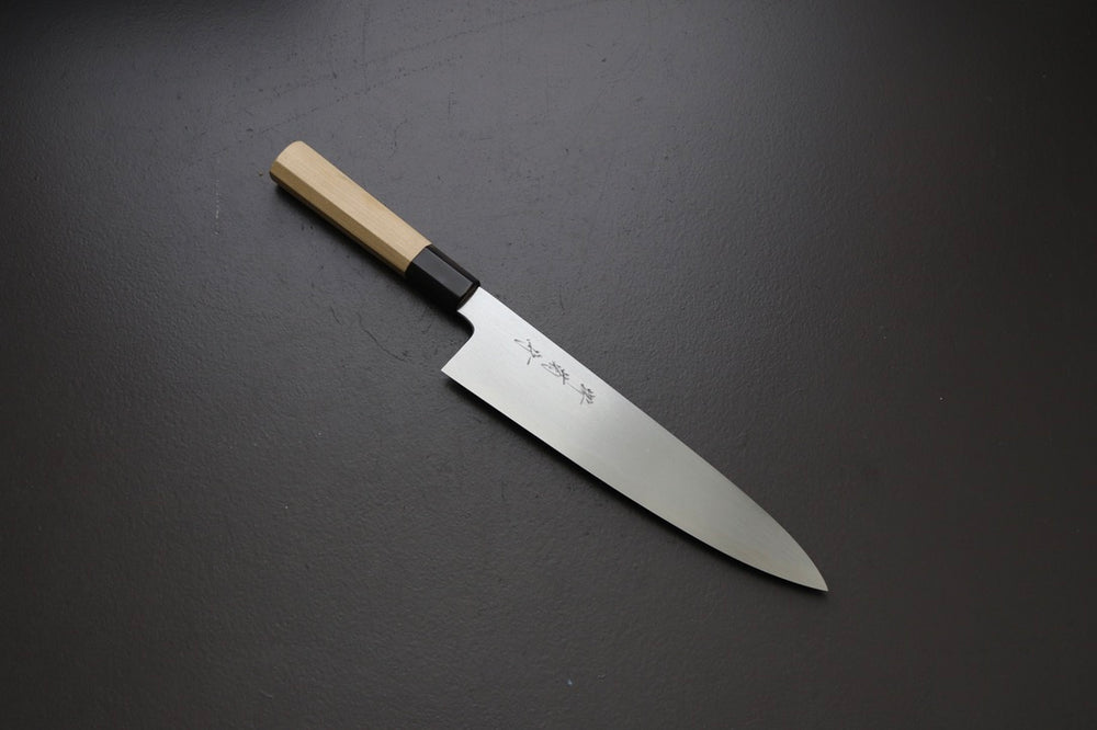 Sakai Kikumori x Yoshikazu Tanaka Gokujyo Gyuto 240mm - Thecooksedges