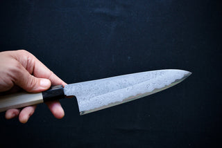 Yoshikazu Tanaka White#1 Damascus Gyuto 210mm - Thecooksedges