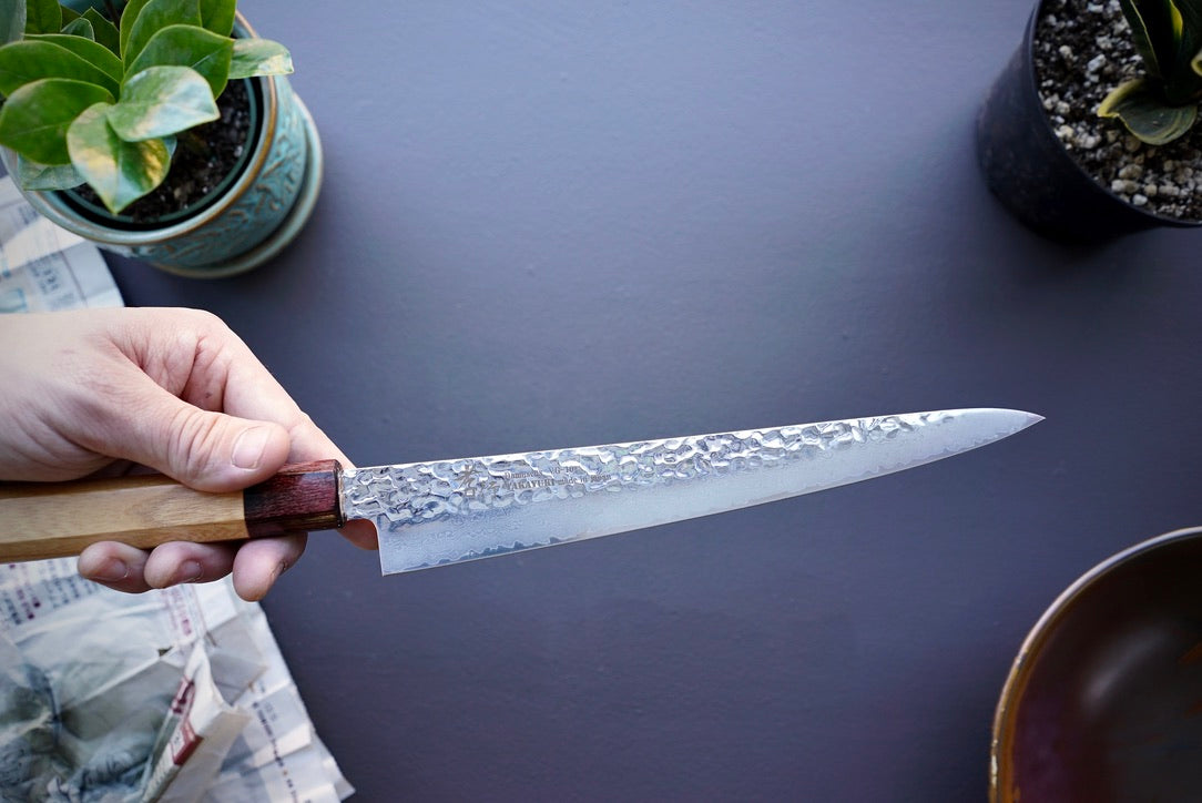 Sakai Takayuki 33 Layer Wa-Sujihiki 240mm - Thecooksedges