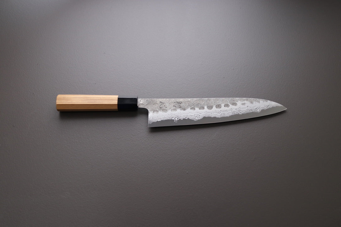 Hatsukokoro Inazuma AS Damascus Gyuto 240mm - Thecooksedges