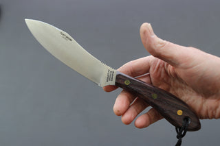 Grohmann #4 Survival Flat Grind W/Rosewood Handle - Thecooksedges