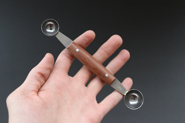 VICTORINOX ROSEWOOD HANDLE MELON BALLER - Thecooksedges
