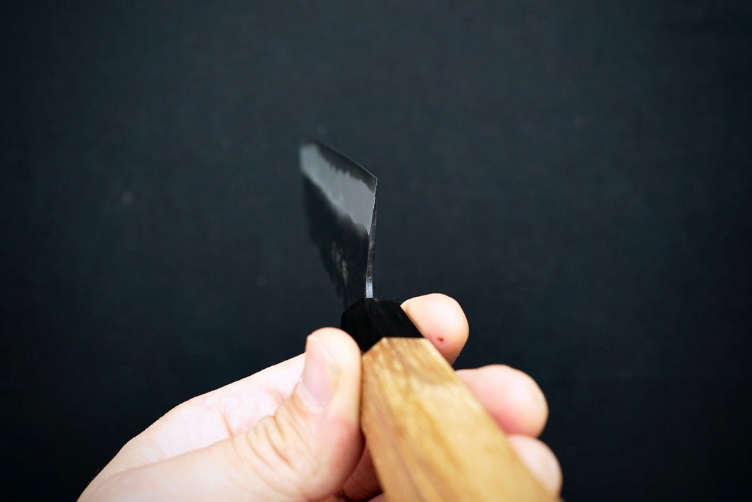 Shiro Kamo AS Kurouchi Kiritsuke Gyuto 210mm - Thecooksedges