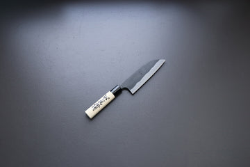 Kaji-bei Kurouchi Santoku 135mm - Thecooksedges