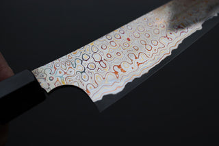 Nigara Hamono Aogami #2 Rainbow Damascus Kiritsuke Gyuto 240mm - Thecooksedges
