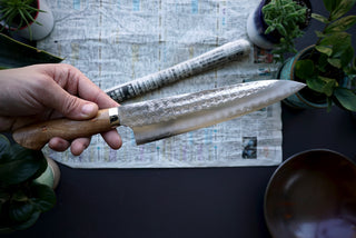 Yoshimi Kato SG2 Tsuchime Gyuto 210mm - Thecooksedges
