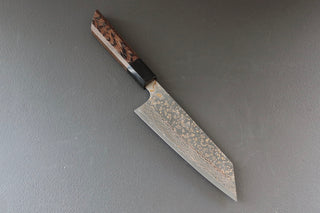 Takeshi Saji VG10 Damascus Bunka 165mm - Thecooksedges