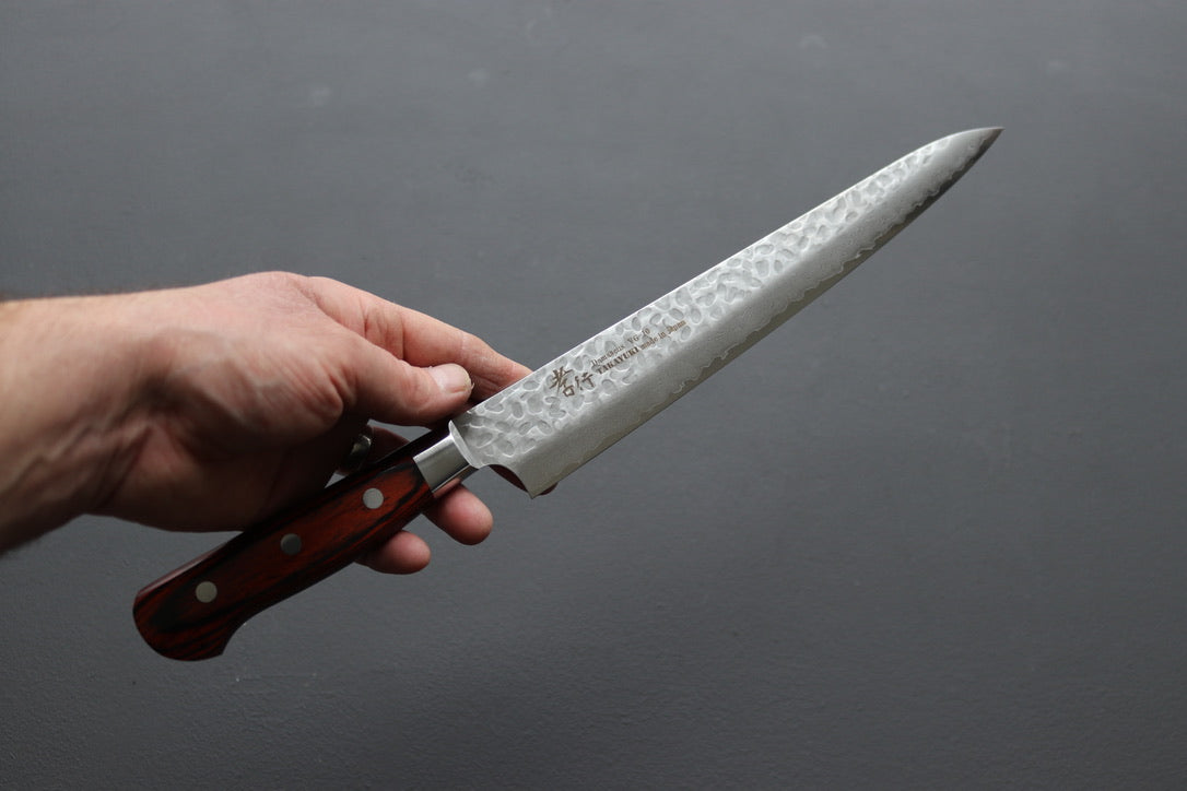Sakai Takayuki 33 Layer Damascus Sujihiki 240mm - Thecooksedges