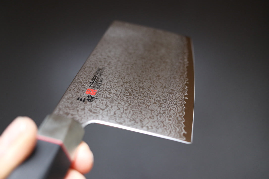 Mcusta Zanmai VG10 Damascus Chuka Bocho 180mm - Thecooksedges