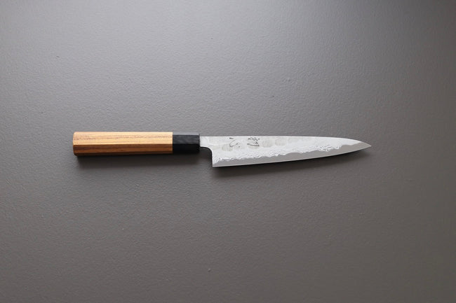 Hatsukokoro Inazuma AS Damascus Petty 150mm - Thecooksedges