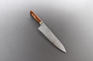 Yoshihiro Yauji Blue #2 Damascus Gyuto 210mm - Thecooksedges